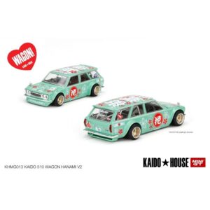 MINI GT Datsun KAIDO 510 Wagon Hanami V2 Green