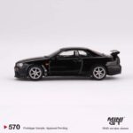 MINI GT Nissan Skyline GT-R (R34) V-Spec Black Perl