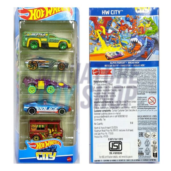 Hot Wheels 2024 5-Pack HW City Set-1