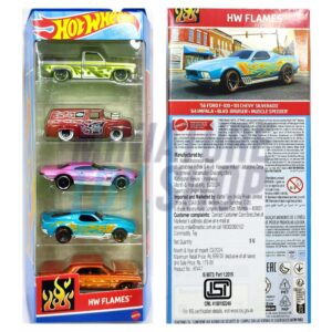 Hot Wheels 2024 5-Pack HW Flames Set-1