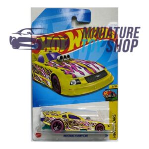 Hot Wheels 2024 Mainline Mustang Funny Car Yellow