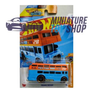 Hot Wheels 2024 Mainline Trouble Decker Orange Blue