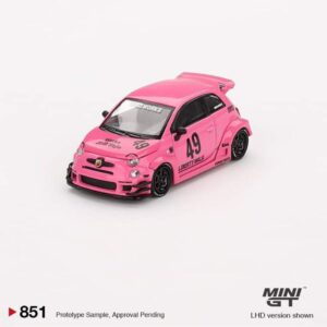 MINI GT ABARTH 595 LB-WORKS x Abas Works Pink